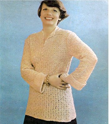 Удленненный джемпер