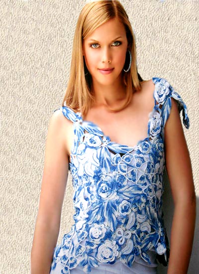 Топ кружевной