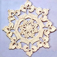 Мотив круглый крючком 16