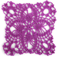 Квадратный мотив крючком 52