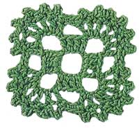 Квадратный мотив крючком 53