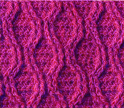 Узор рельефные ромбы