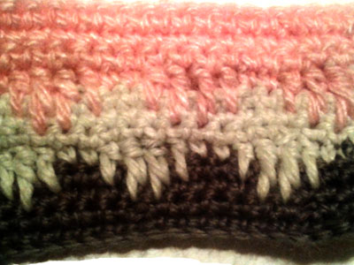 узор цветная волна