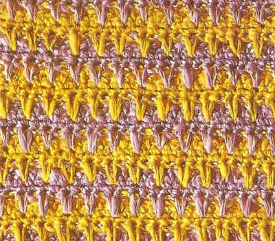 Узор цветные петли