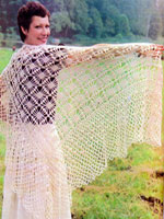 Ажурная шаль
