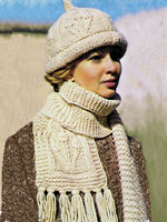 Шарф и шапка-шлем