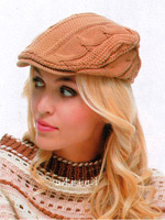 Кепка связанная спицами