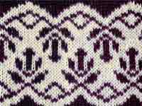 Узор жаккардовый спицами 43