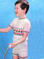 Летний костюмчик для мальчика 5-6 лет