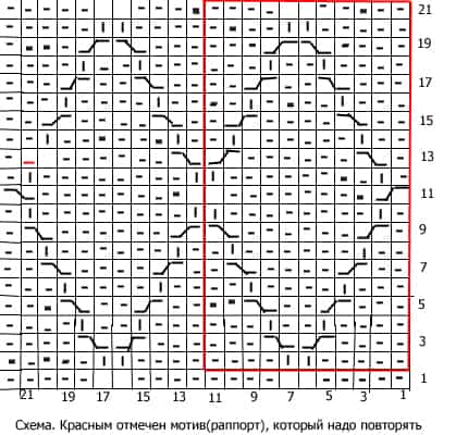 схема жилета 6