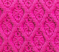 Плотный узор спицами 87