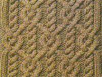 Узор 89 спицами плотный
