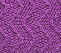 Плотный узор спицами 91